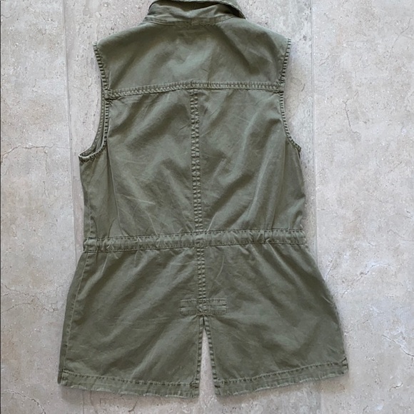 Sanctuary Tie Cargo Vest in Green - Picture 5 of 5
